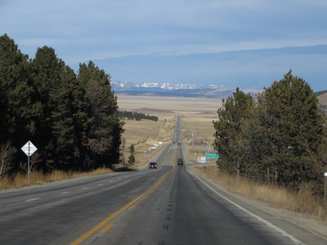 On US24/285 in Park County, CO.